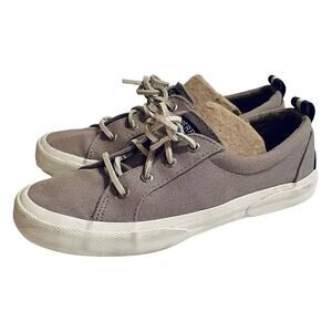 Sperry Shoes Womens Size 6 
Top-Sider Pier Wave Gray Canvas Sneaker